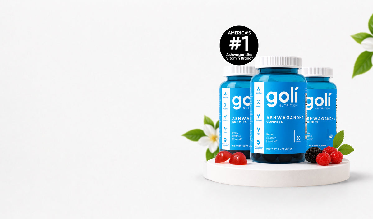 Goli Ashwagandha Gummies bottles