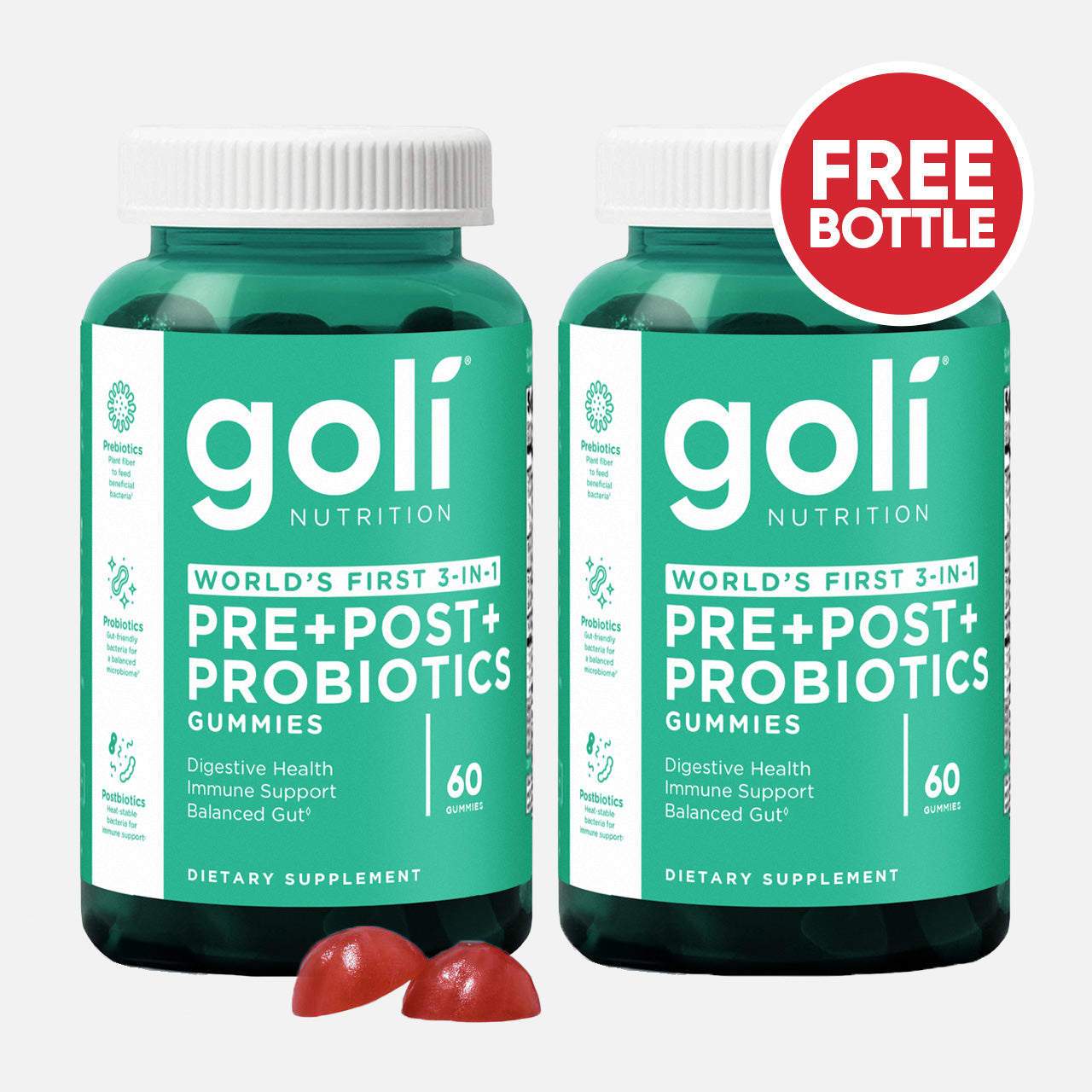 Kaufen 1 Holen Sie sich 1 kostenlose Probiotika+ Gummies