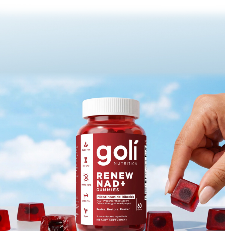 Goli Renew NAD+ Gummies bottle
